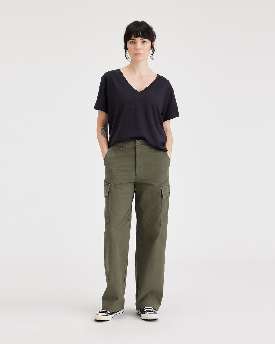 (image for) Excellent Quality Cargo Pant, High Wide Fit